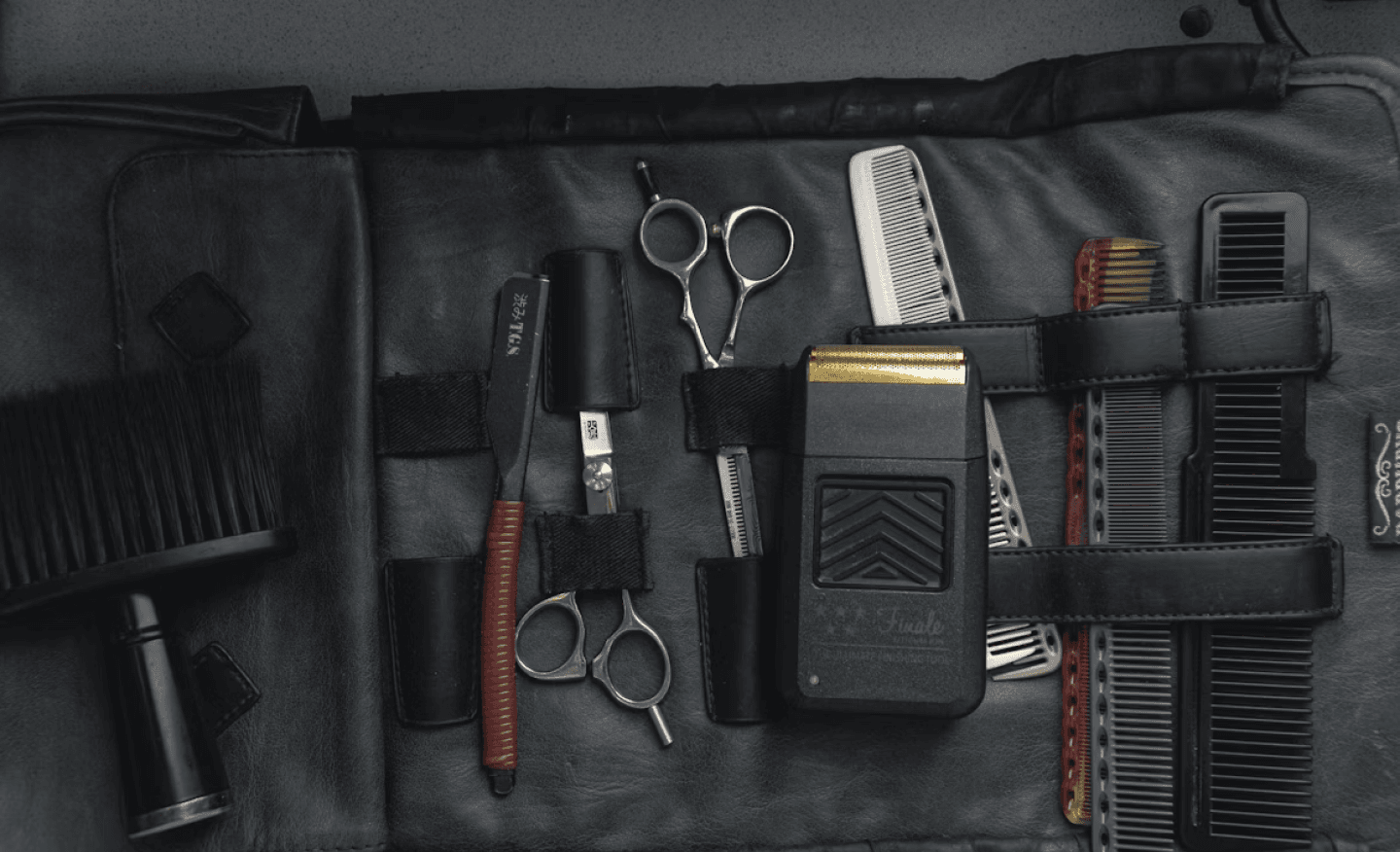 Barber tools background