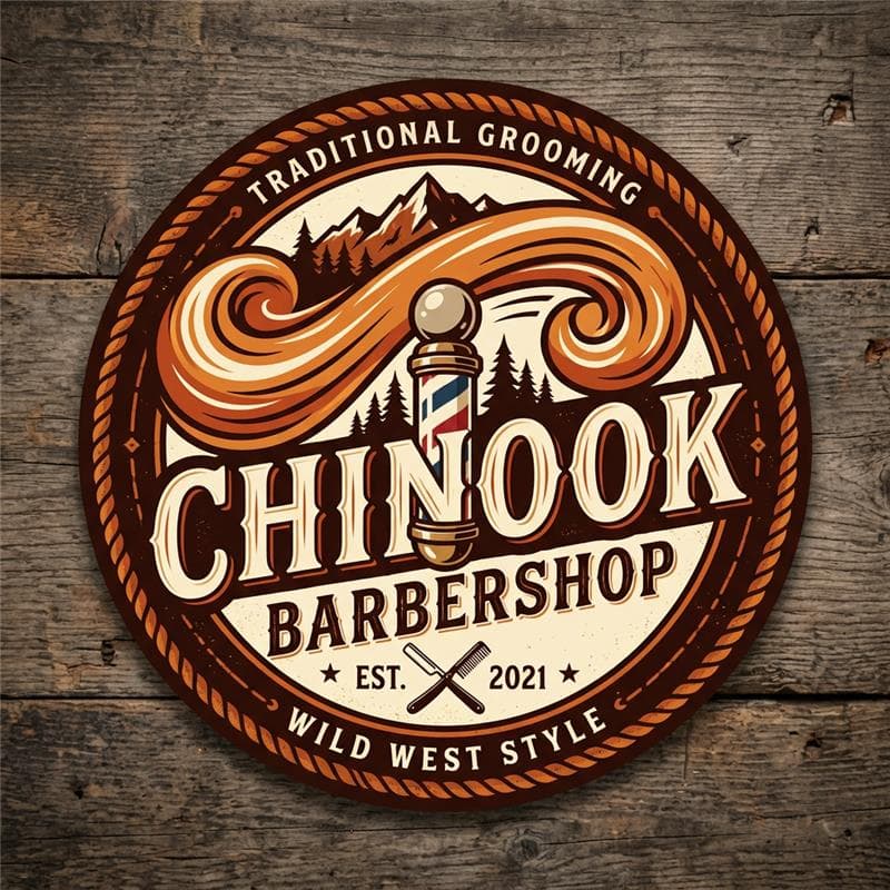 Chinook Barbershop logo